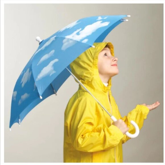 Museum of Modern Art MoMA Children's Sky Cloud Kids Umbrella NEW - Picture 2 of 2
